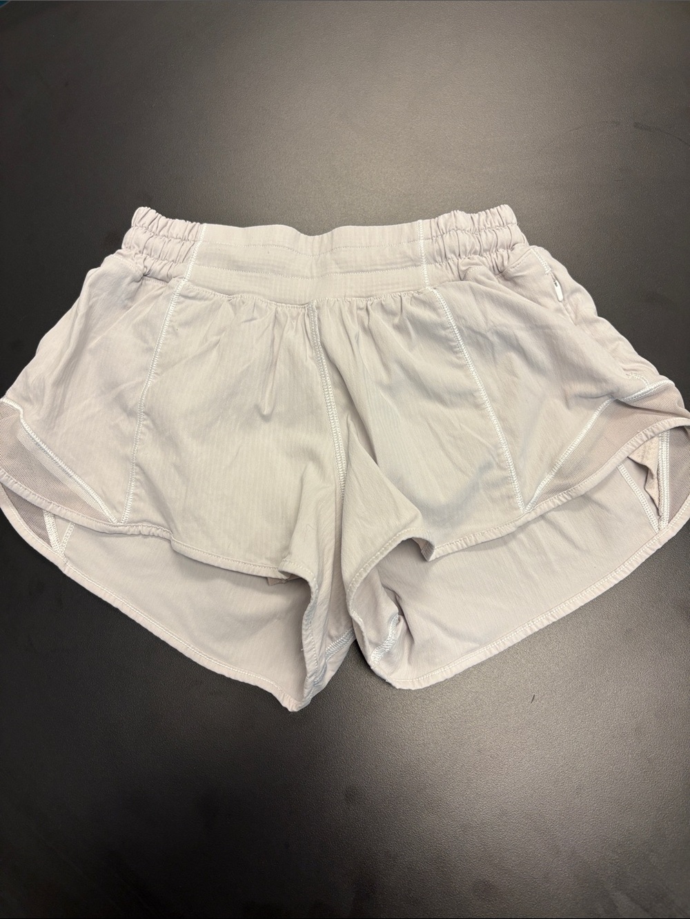lululemon athletica Light Gray Women’s Athletic Shorts